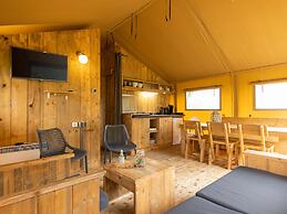 Safari Tent With Bathroom, on a Holiday Park Near Lauwersmeer National