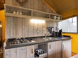 Safari Tent With Bathroom, on a Holiday Park Near Lauwersmeer National