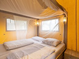 Safari Tent With Bathroom, on a Holiday Park Near Lauwersmeer National