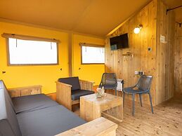 Safari Tent With Bathroom, on a Holiday Park Near Lauwersmeer National