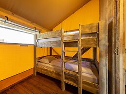 Safari Tent With Bathroom, on a Holiday Park Near Lauwersmeer National