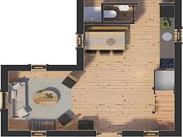 Beautiful Lodge With spa
