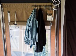 Nice Tent Lodge on a Campsite on a Lake