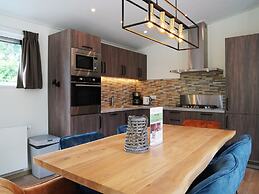 Beautiful Chalet With a Fireplace in a Wooded Area