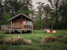 Cozy Lodge With hot tub in Drenthe