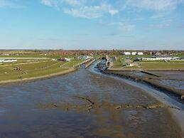 Sun, Mudflats and sea
