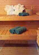 Finnish log House With Sauna and Fireplace