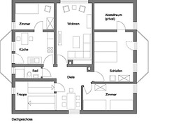 In het Blauwe Huis - Zolderverdieping