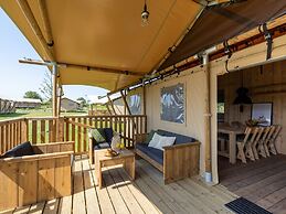 Glamping Tent on a Holiday Park on the Ijsselmeer