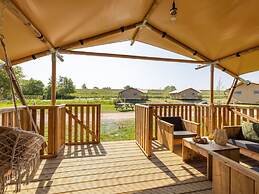 Glamping Tent on a Holiday Park on the Ijsselmeer