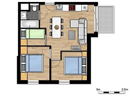 Comfortable Apartment With air Conditioning