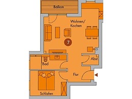 Holiday Apartment Sanddorn WE 7