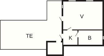 2 Person Holiday Home in Kode-by Traum