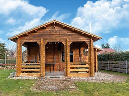 Scandinavian Wooden House in Plate