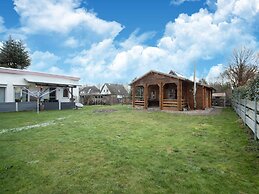 Scandinavian Wooden House in Plate