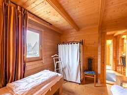 Scandinavian Wooden House in Plate