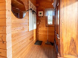 Scandinavian Wooden House in Plate