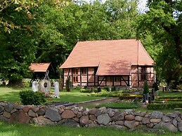 Scandinavian Wooden House in Plate