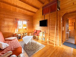 Scandinavian Wooden House in Plate