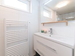 Chalet With Decorative Fireplace on a Holiday Park