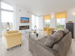 Modern Chalet With Decorative Fireplace in Zeeland