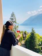 Enchanting View of Lake Maggiore & Mountains