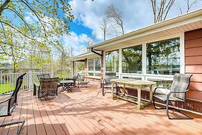 Lakefront Campbellsport Retreat w/ Dock & Yard!