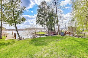 Lakefront Campbellsport Retreat w/ Dock & Yard!