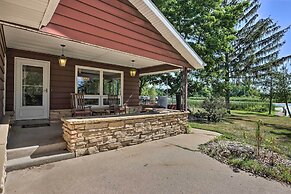 Lakefront Campbellsport Retreat w/ Dock & Yard!