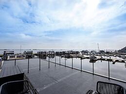 Modern Houseboat With View of the Lake