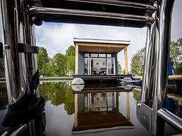 Modern Houseboat With View of the Lake