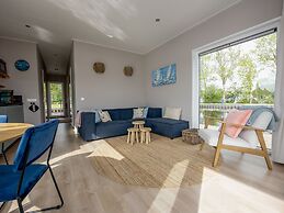 Modern Houseboat With View of the Lake