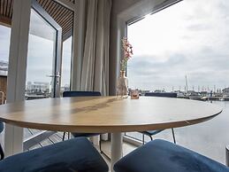 Modern Houseboat With View of the Lake