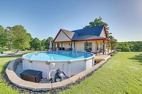 Neosho Home on 90 Acres w/ Private Pool & Fire Pit