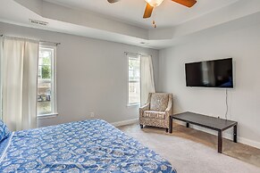 Charming Oak Island Beach House w/ Fire Pit & Yard