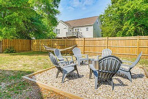 Charming Oak Island Beach House w/ Fire Pit & Yard