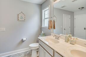 Charming Oak Island Beach House w/ Fire Pit & Yard