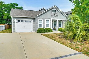 Charming Oak Island Beach House w/ Fire Pit & Yard