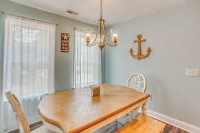 Charming Oak Island Beach House w/ Fire Pit & Yard