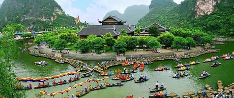 Room in House - Trang An Ao Dai Homestay - Family Room With Field View