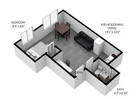 Charming Large Studio Near Ocean Dr - South Beach