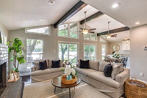 Private Dock & Fire Pit: Cedar Creek Reservoir Gem