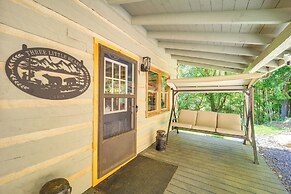 Ashe County Log Cabin: Mountain-view Deck, Sauna