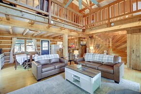 Ashe County Log Cabin: Mountain-view Deck, Sauna