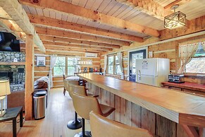 Ashe County Log Cabin: Mountain-view Deck, Sauna
