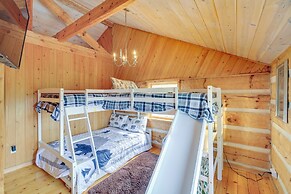 Ashe County Log Cabin: Mountain-view Deck, Sauna