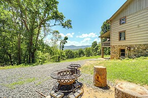 Ashe County Log Cabin: Mountain-view Deck, Sauna