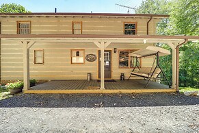 Ashe County Log Cabin: Mountain-view Deck, Sauna