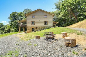 Ashe County Log Cabin: Mountain-view Deck, Sauna