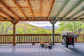 Ashe County Log Cabin: Mountain-view Deck, Sauna